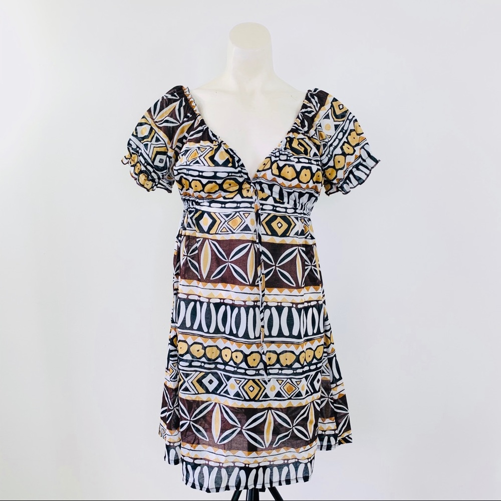 La Blanca by Rod Beattie Swim Cover Up Caftan Sz M